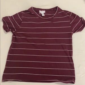 Full Tilt maroon t shirt